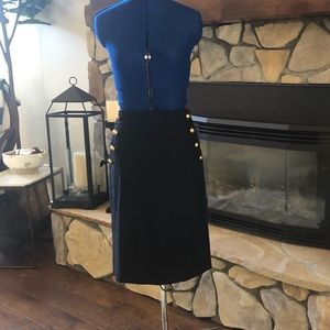 LOFT Black Pencil Skirt